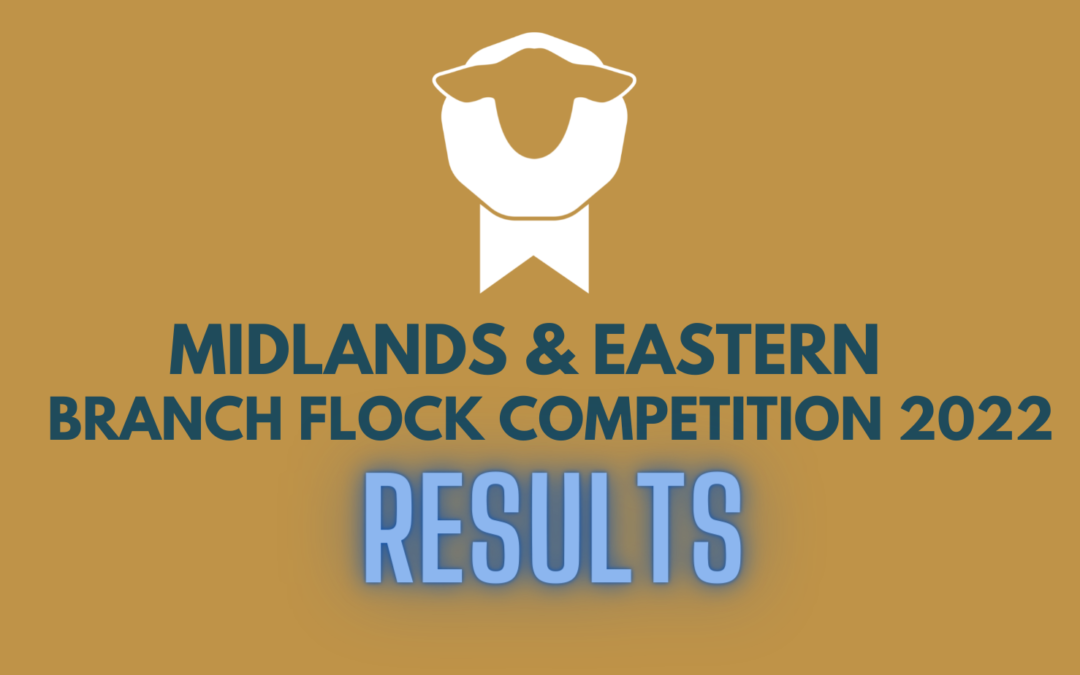 Midlands and Eastern Branch Flock Competition Results 2022